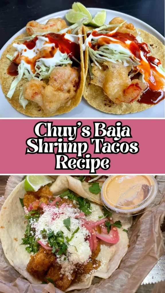 Copycat Chuy’s Baja Shrimp Tacos Recipe