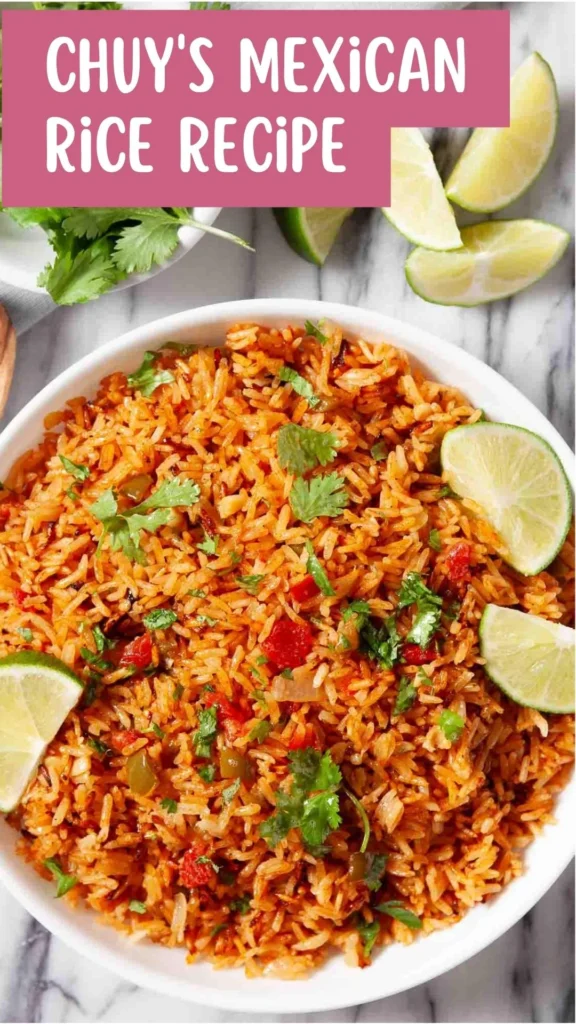 Copycat Chuy's Mexican Rice Recipe
