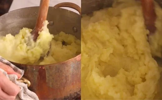 Drain and Dry the Potatoes