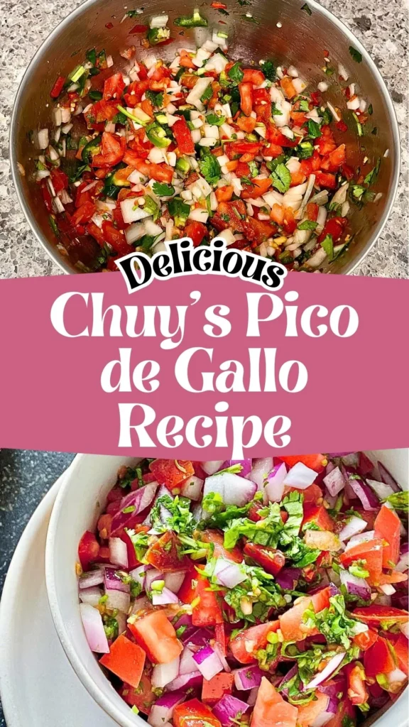 How to make Chuy's Pico de Gallo