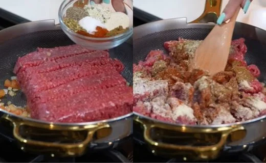 Brown and Season the Taco Meat