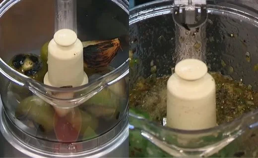 Char the Salsa Ingredients & Prepare the Salsa Verde