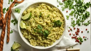 Chuy's Green Chile Rice Recipe