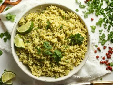 Chuy's Green Chile Rice Recipe