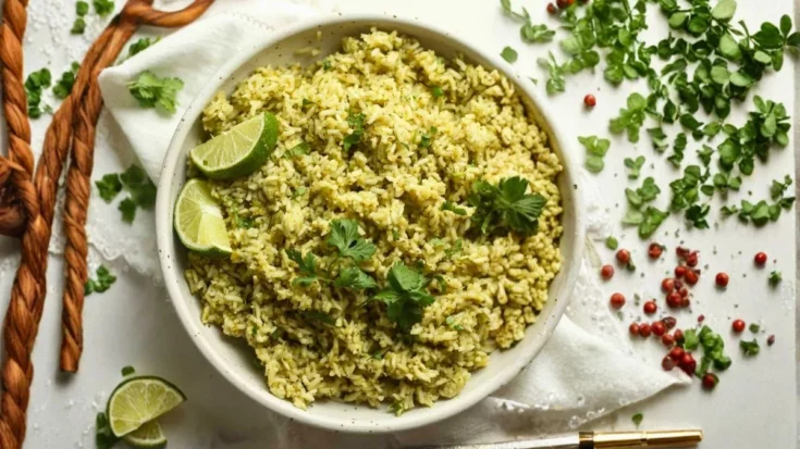 Chuy's Green Chile Rice Recipe
