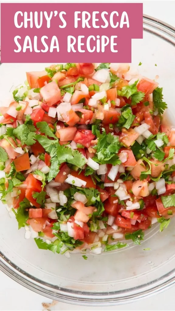 Copycat Chuy’s Fresca Salsa Recipe