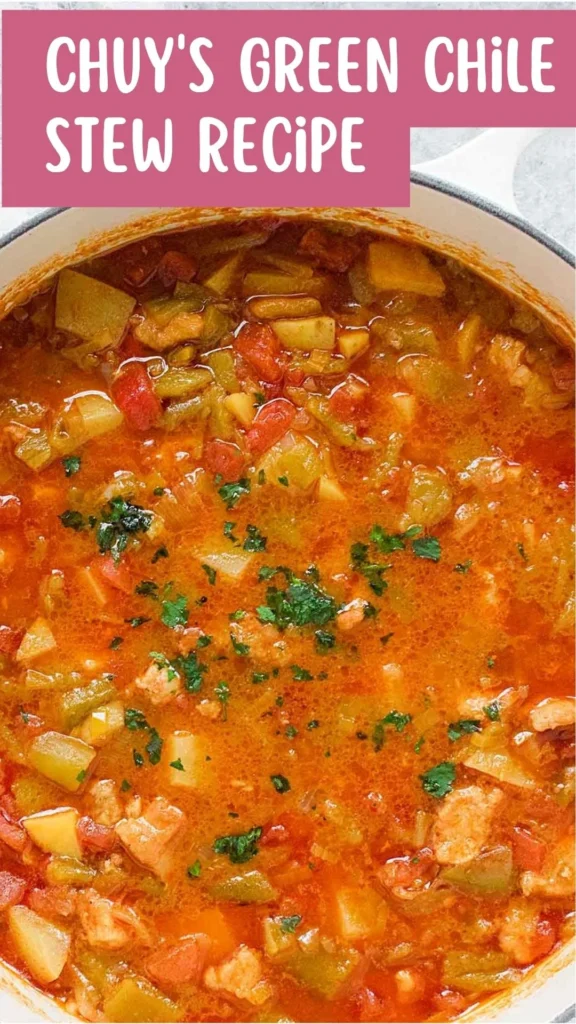 Copycat Chuy's Green Chile Stew Recipe