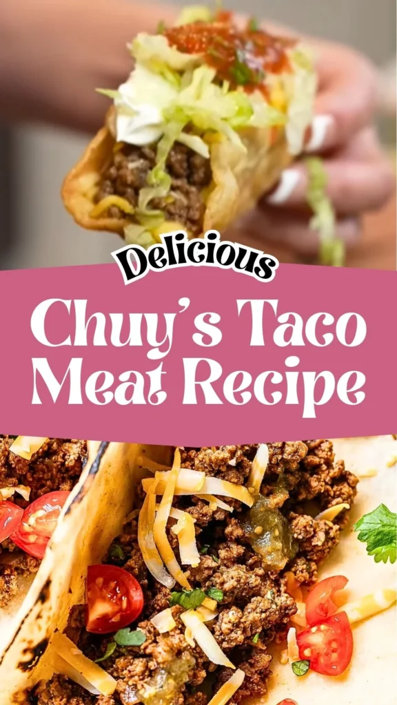 Copycat Chuy’s Taco Meat Recipe