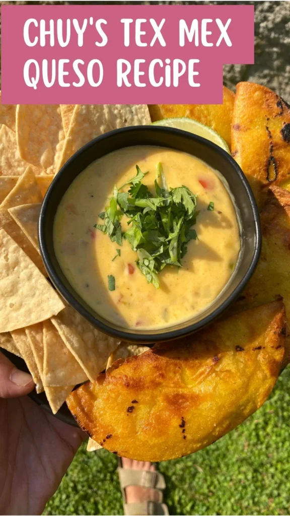 Copycat Chuy's Tex Mex Queso Recipe