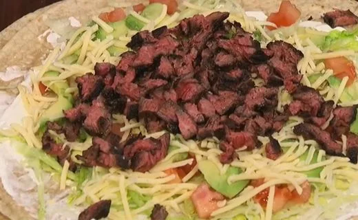 Dice the Steak Properly & Assemble the Burrito