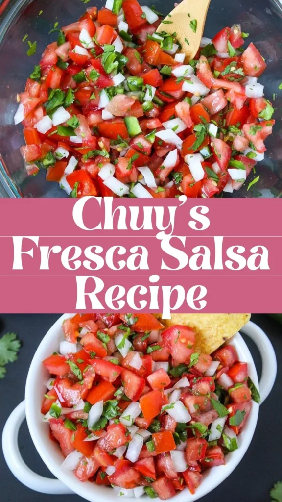 Homemade Chuy’s Fresca Salsa