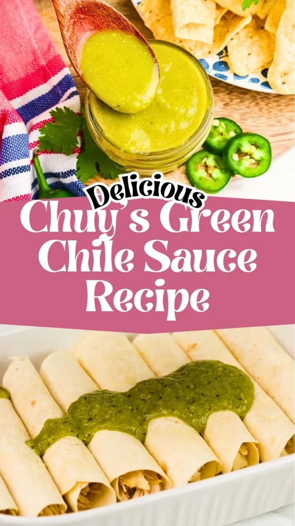 Homemade Chuy's Green Chile Sauce