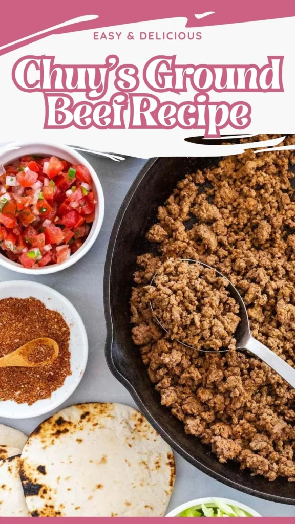 Homemade Chuy’s Ground Beef