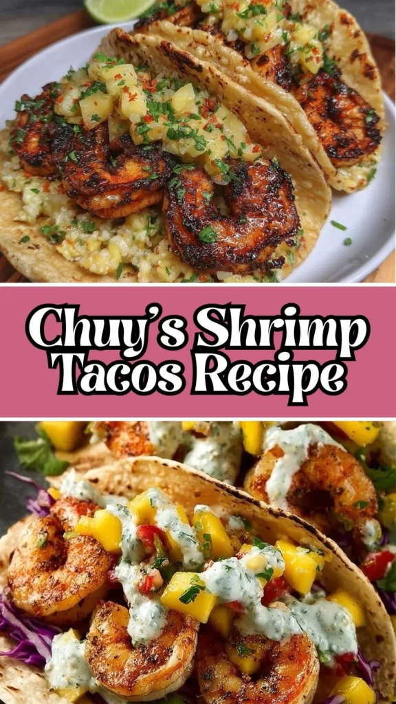 Homemade Chuy’s Shrimp Tacos