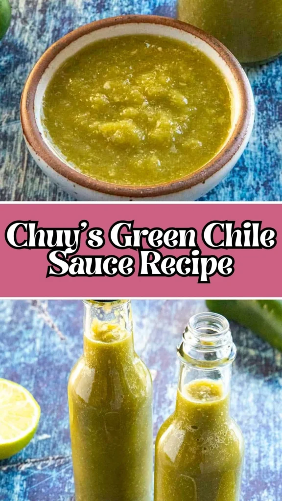 How to make Chuy's Green Chile Sauce