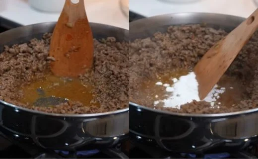 Thicken the Taco Meat with a Light Roux