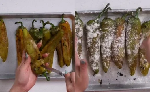 Peel and Stuff the Peppers & Coat the Peppers